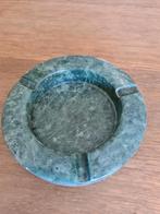 Vintage marmeren art deco groene asbak, Ophalen of Verzenden
