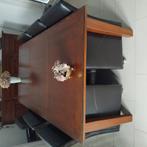 Massieve eettafel 220  110 cm, Huis en Inrichting, Tafels | Eettafels, 100 tot 150 cm, 200 cm of meer, Ophalen of Verzenden, Zo goed als nieuw