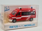 Ford Transit personenbus brandweer - Rietze 1/87, Verzenden, Zo goed als nieuw, Auto, Rietze