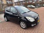 Opel Agila 1.2 16V 69KW 2015 Zwart, Auto's, Voorwielaandrijving, 4 cilinders, 965 kg, Zwart