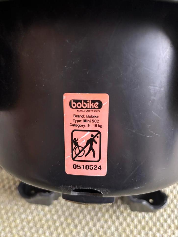 Bobike Mini SC2 Fietsstoeltje Voor, Fietsen en Brommers, Fietsaccessoires | Fietsstoeltjes, Gebruikt, Voorzitje, Voetsteuntjes