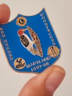Vintage emailled Amerikaanse pin broche, Verzamelen, Speldjes, Pins en Buttons, Ophalen of Verzenden, Zo goed als nieuw, Transport