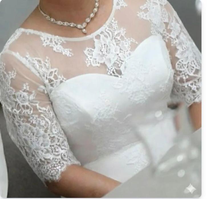 Elegante bruidsjurk maat 40 – slechts 1 dag gedragen!, Kleding | Dames, Trouwkleding en Trouwaccessoires, Zo goed als nieuw, Trouwjurk