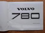 Volvo 780 Bertone brochure, Ophalen of Verzenden, Gelezen, Volvo