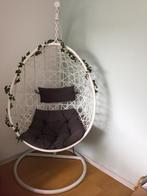 Hangstoel EGG wit, Tuin en Terras, Tuinstoelen, Ophalen, Zo goed als nieuw