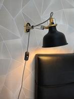 Ikea Ranarp wandspot wandlamp klemspot 2 stuks zwart goud, Huis en Inrichting, Ophalen of Verzenden, Zo goed als nieuw