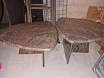 Paars Granieten Salontafels - Italiaans Design, Huis en Inrichting, Tafels | Salontafels, Ophalen, Overige materialen, Minder dan 50 cm