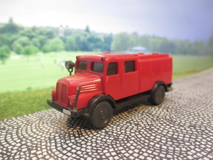 IFA S4000 TLF - DDR VEB Espewe Brandweer, Hobby en Vrije tijd, Modelauto's | 1:87, Gebruikt, Bus of Vrachtwagen, Rietze, Ophalen of Verzenden