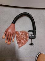 flexibele oefenhand met  kunstnagels  nagelstyling nailart, Ophalen of Verzenden, Gebruikt