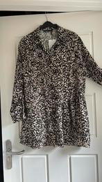 Korte jurk of tuniek met animal print. Zara. L. Nieuw, Maat 38/40 (M), Bruin, Zara, Ophalen of Verzenden