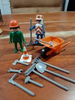 3114-3314 Playmobil vintage Bouwvakker met kruiwagen, Ophalen, Gebruikt, Complete set