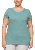 SALE! RAGWEAR PLUS mint groen top korte mouw MINT mt 48 & 50, Nieuw, Groen, Ragwear, Shirt of Top