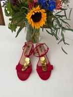 Rode suede sandalen Ella Cruz maat 39, Gedragen, Rood, Ella Cruz, Sandalen of Muiltjes