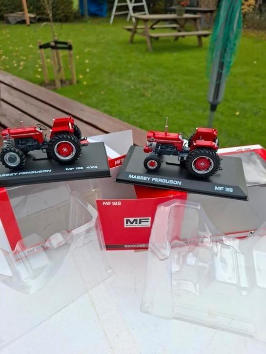 Massey Ferguson 188 2 wiel, MF 188 4 wiel, Replicagri, set, Hobby en Vrije tijd, Modelauto's | 1:32, Nieuw, Tractor of Landbouw