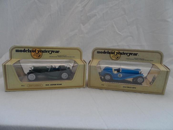Matchbox Models of Yesteryear, Jaguar, Bentley, Riley, Hobby en Vrije tijd, Modelauto's | 1:43, Gebruikt, Auto, Dinky Toys, Ophalen of Verzenden