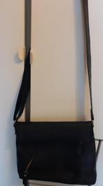 Biracci tas, Leer, Ophalen of Verzenden, Gebruikt, Zwart, Schoudertasje