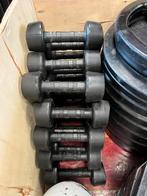 24 x 3 kg rubberen dumbells reebok gewichten, Sport en Fitness, Fitnessmaterialen, Ophalen, Dumbbell, Gebruikt, Reebok