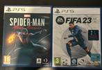 FIFA 23 en Spider-man voor PS5, Spelcomputers en Games, Spelcomputers | Sony PlayStation 5, Ophalen of Verzenden, Zo goed als nieuw