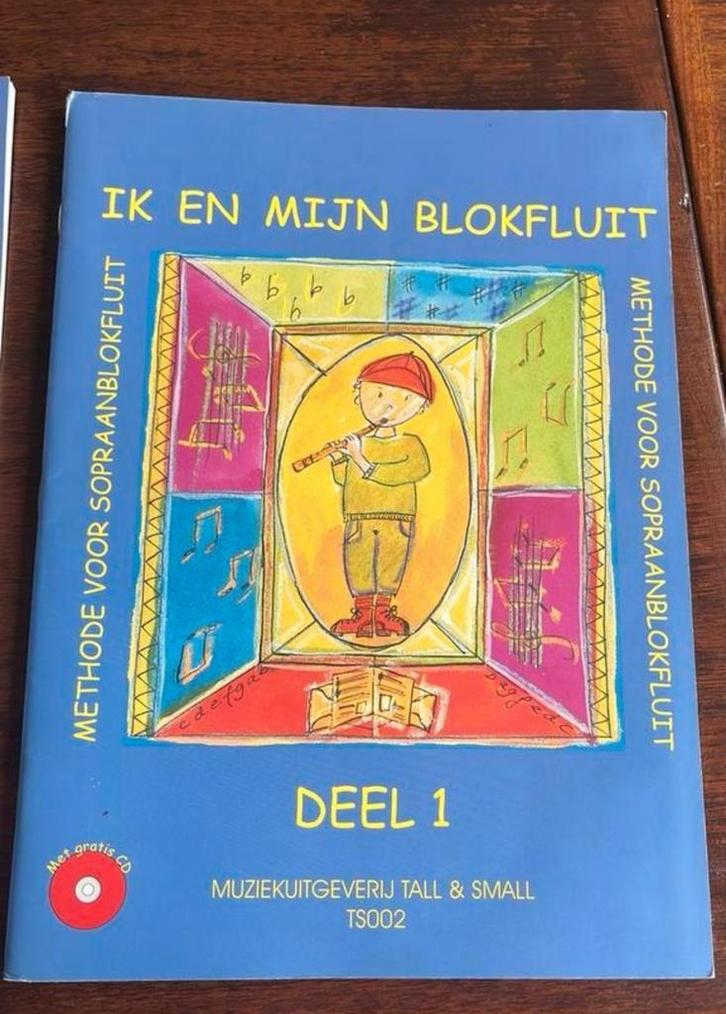 Ik en mijn blokfluit methode deel 1 & 2 + CD, Muziek en Instrumenten, Bladmuziek, Gebruikt, Les of Cursus, Overige genres, Blokfluit