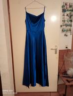 Blauwe lange jurk 40/42, Kleding | Dames, Jurken, Ophalen of Verzenden, Nieuw, Maat 38/40 (M), Onder de knie