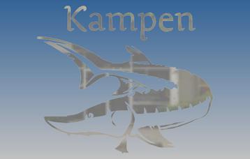 Kampersteur Sticker gebogen met tekst Zilver beschikbaar voor biedingen