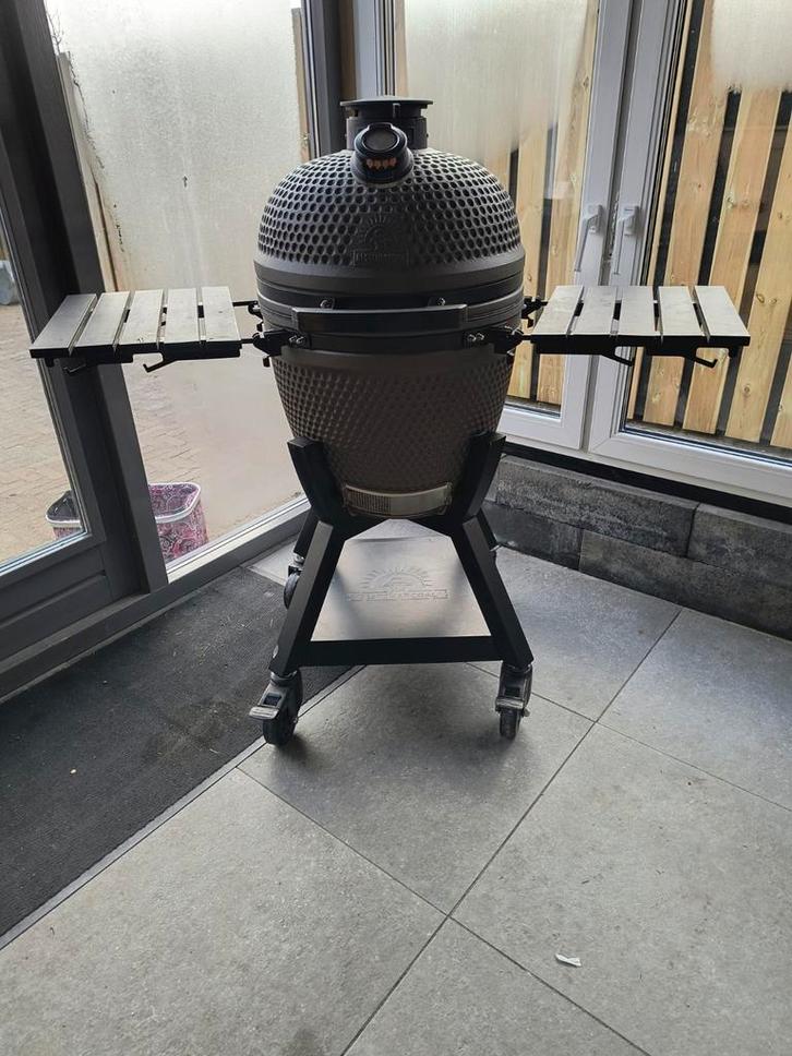 Bestcharcoal Kamado Large, Tuin en Terras, Houtskoolbarbecues, Gebruikt, Met accessoires, Ophalen