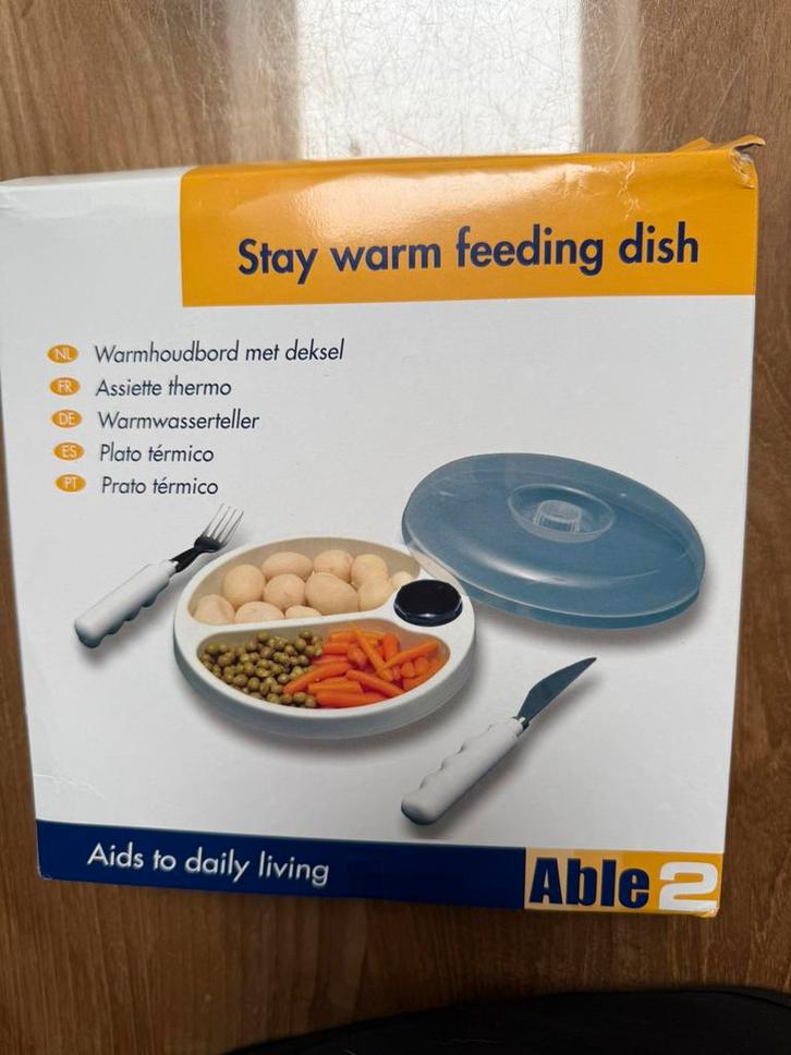 Warmhoudbord nieuw, Huis en Inrichting, Keuken | Servies, Nieuw, Bord(en), Overige stijlen, Ophalen of Verzenden