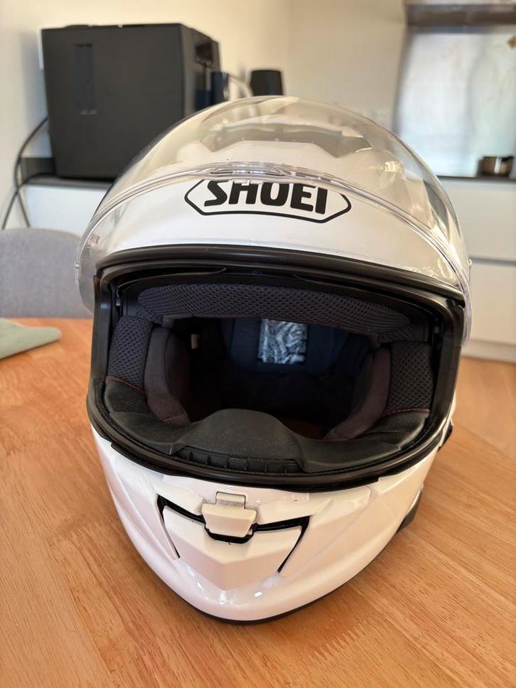 Shoei GT Air 3 Wit Maat S + Cardo Freecom 4+, Motoren, Kleding | Motorhelmen, Heren, Integraalhelm, S, Shoei, Tweedehands, Ophalen of Verzenden