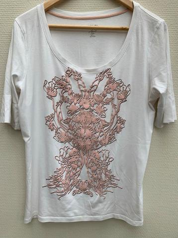 Marc Cain Wit T-shirt met Print beschikbaar voor biedingen