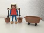 3372 Playmobil vrouw met wateremmers (vintage), Ophalen of Verzenden, Zo goed als nieuw, Complete set