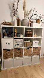 Witte Kallax 4x4 gedemonteerd, Ophalen, Gebruikt, 100 tot 150 cm, Minder dan 150 cm