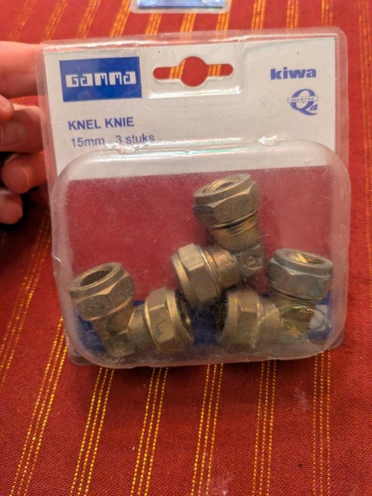 Koperen leidingdelen, diverse onderdelen zie foto's, Doe-het-zelf en Verbouw, Sanitair, Gebruikt, Ophalen of Verzenden