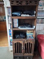 Koloniale donkere kast, Gebruikt, 150 tot 200 cm, 25 tot 50 cm, 50 tot 100 cm