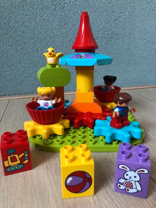 Lego Duplo draaimolen 10845, kermis, speeltuin, COMPLEET, Kinderen en Baby's, Speelgoed | Duplo en Lego, Ophalen of Verzenden