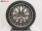 Originele Porsche Panamera 21 inch velgen met winterbanden, Gebruikt, 275 mm, Banden en Velgen, Personenwagen