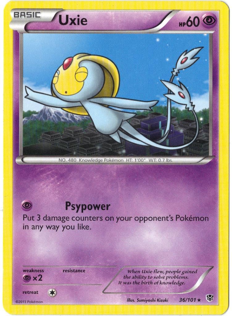 Plasma Blast,  Uxie [rare] 36/101, Verzenden, Nieuw, Losse kaart