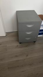Bureaulade met 3 lades, Huis en Inrichting, Kasten | Roldeurkasten en Archiefkasten, Ophalen, Gebruikt, Minder dan 100 cm, Met slot