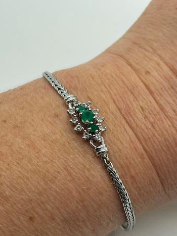 A219 Prachtige vintage zilveren armband beschikbaar voor biedingen