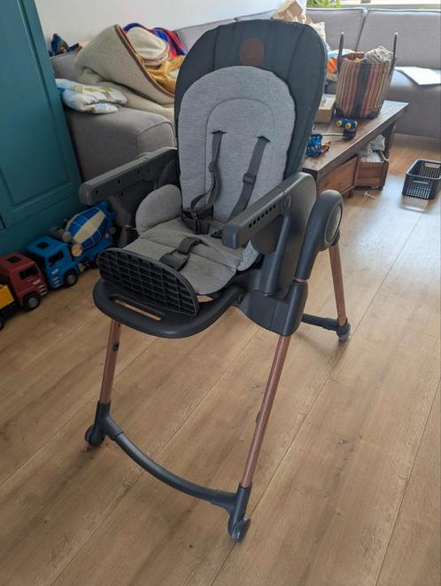Maxi Cosi Minla kinderstoel (opklapbaar), Kinderen en Baby's, Kinderstoelen, Gebruikt, Inklapstoel, Aanschuifbaar, Afneembaar eetblad