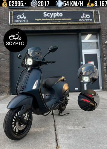 Vespa Sprint | 2017 | Full Option | Brom | Grote Beurt | beschikbaar voor biedingen