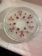 Walther Glas Taart schotel jaren 60/70, Antiek en Kunst, Antiek | Schalen, Ophalen of Verzenden