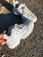 Witte Fila Sneakers - Maat 39.5, Wit, Ophalen of Verzenden, Sneakers of Gympen, Zo goed als nieuw