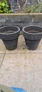 Diverse bloempotten/hangbakken, Rond, Ophalen of Verzenden, Aardewerk, Minder dan 40 cm
