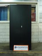 Nette stalen kantoorkast / draaideurkast zwart 100x41x196cm, Huis en Inrichting, 100 tot 150 cm, Meerdere deuren, Ophalen of Verzenden