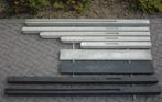 betonpalen schutting betonplanken palen antraciet platen, Tuin en Terras, Schuttingen, Verzenden, Nieuw, Overige materialen, Minder dan 3 meter