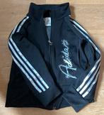 Adidas jasje met zilveren strepen en tekst zgan, Kinderen en Baby's, Adidas, Meisje, Sport- of Zwemkleding, Ophalen of Verzenden