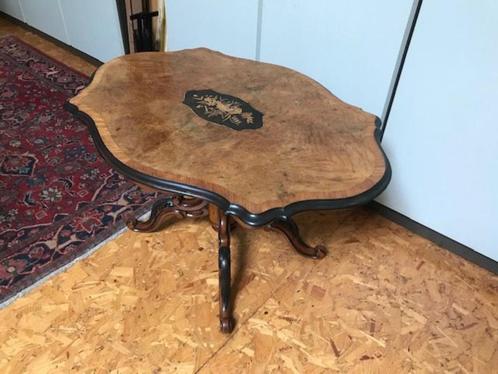 spinnekoptafel neorococo salontafel Mahonie tafel salon, Huis en Inrichting, Tafels | Salontafels, Gebruikt, Minder dan 50 cm
