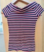 Gestreepte Top met Wijde Neklijn (Maat 34/XS) NIEUW, Kleding | Dames, Overige kleuren, Nieuw, Ophalen of Verzenden, Korte mouw