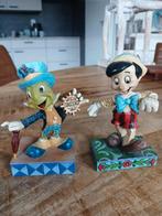 Disney traditions beelden van Japie krekel en pinokkio, Ophalen, Zo goed als nieuw, Beeldje of Figuurtje