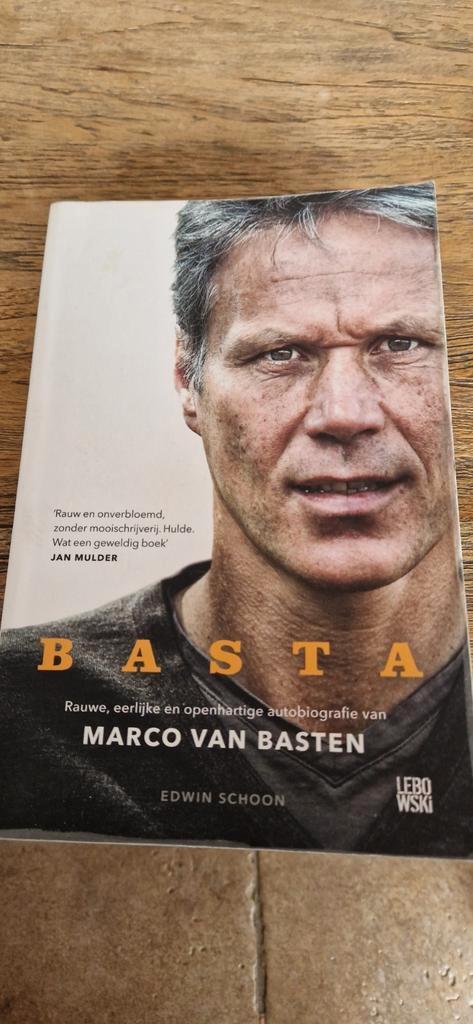 Edwin Schoon - BASTA Marco van Basten, Boeken, Biografieën, Zo goed als nieuw, Ophalen of Verzenden